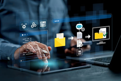 Spellbook's Autonomous Contract Management platform shows AI-driven contract workflow from intake to renewal.