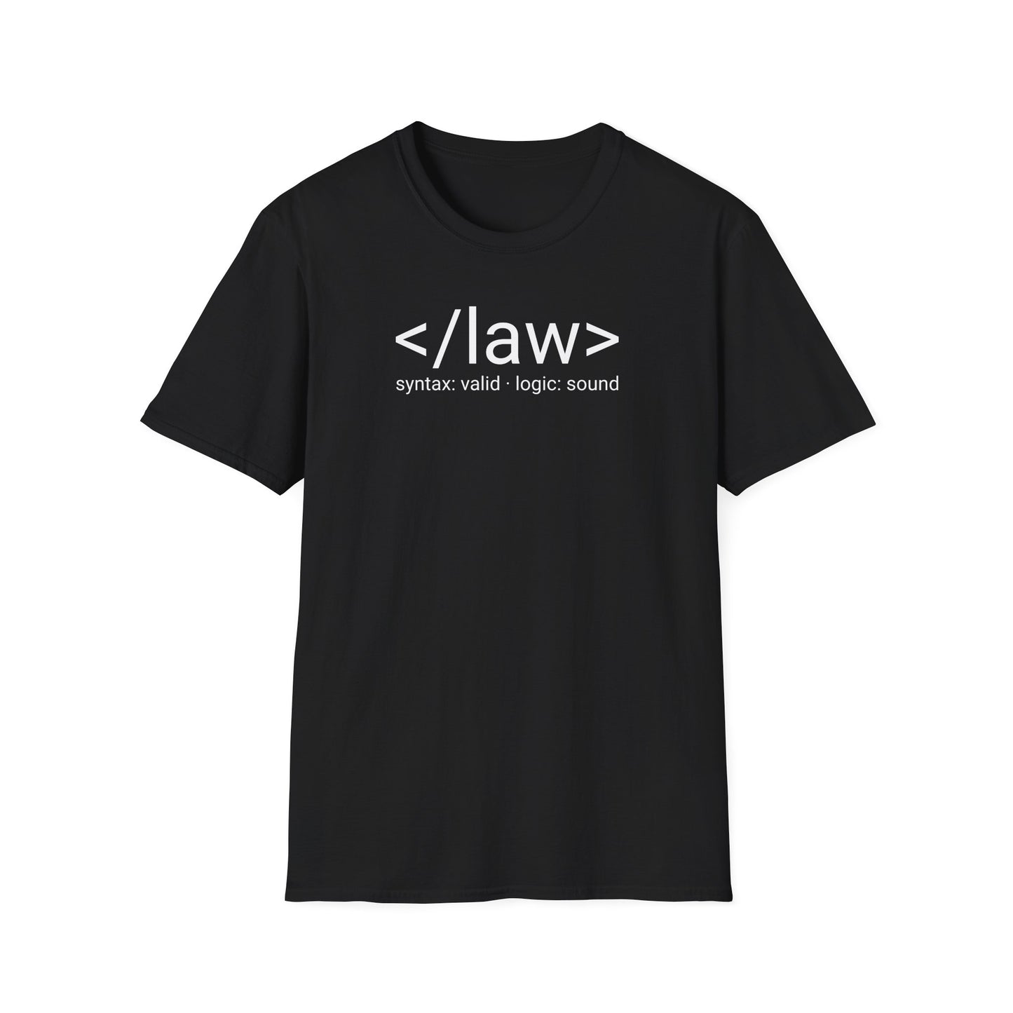 Legal Logic Tee | Unisex Softstyle T-Shirt